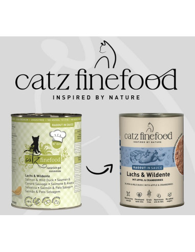 Catz Finefood Ragout in Sauce N.605 Łosoś i...