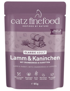 Catz Finefood Classic N.11 Jagnięcina i królik 85g