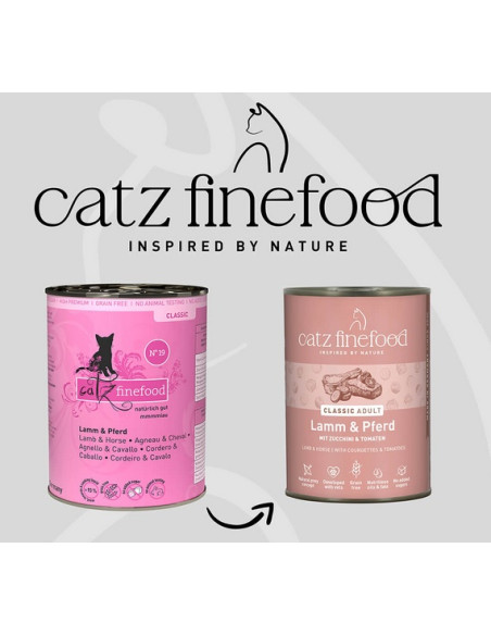 Catz Finefood Classic N.19 Jagnięcina i konina 400g