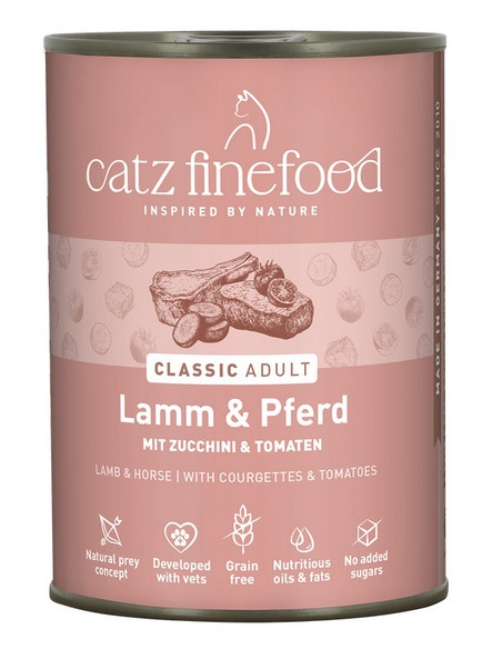 Catz Finefood Classic N.19 Jagnięcina i konina 400g