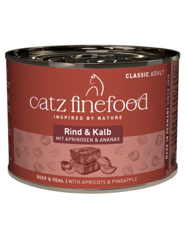 Catz Finefood Classic N.07 Wołowina i cielęcina...