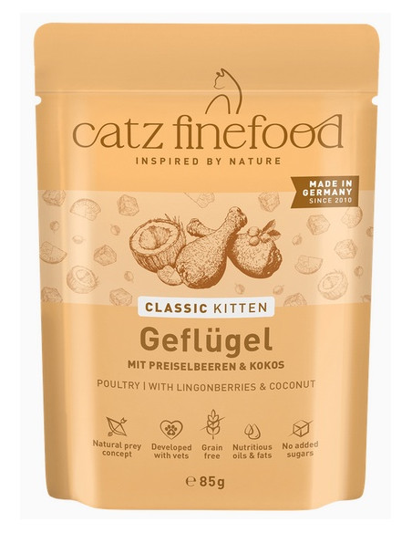 Catz Finefood Classic Kitten N.03 Drób 85g