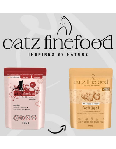 Catz Finefood Classic Kitten N.03 Drób 85g