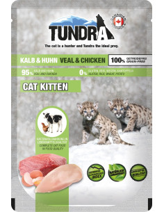Tundra Kitten - Cielęcina z kurczakiem 85g