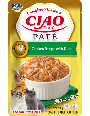 Inaba Cat Ciao Entrée Pate - Chicken Recipe...