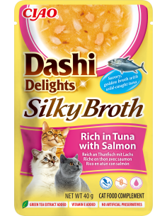 Inaba Cat Dashi Delights Silky Broth - Tuna & Salmon 40g