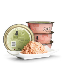 Catz Finefood Filety N.405 Indyk Kurczak Łosoś tacka 85g 2
