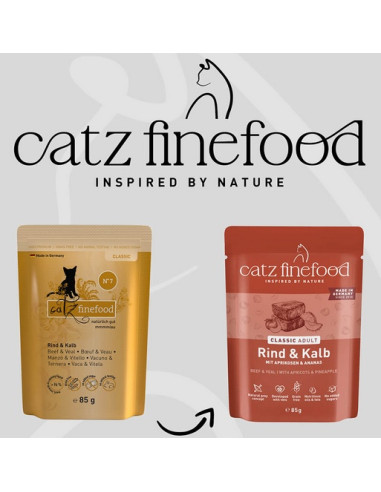 Catz Finefood Classic N.07 Wołowina i cielęcina...