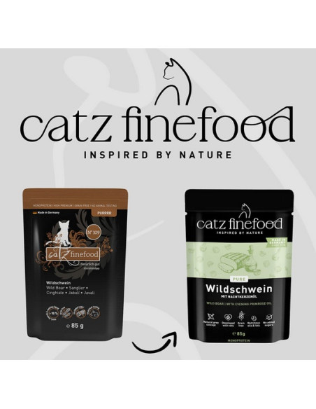 Catz Finefood Pure (Purrrr N.109) Dzik 85g