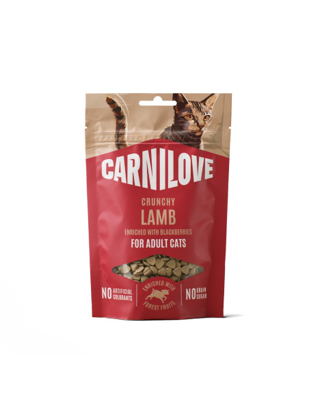 Carnilove Cat Crunchy Snack - Jagnięcina z jeżynami 50g