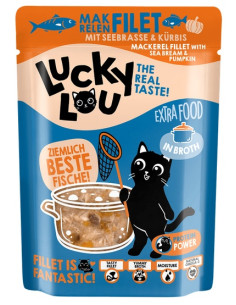 Lucky Lou Extrafood Makrela i dorada w bulionie 70g