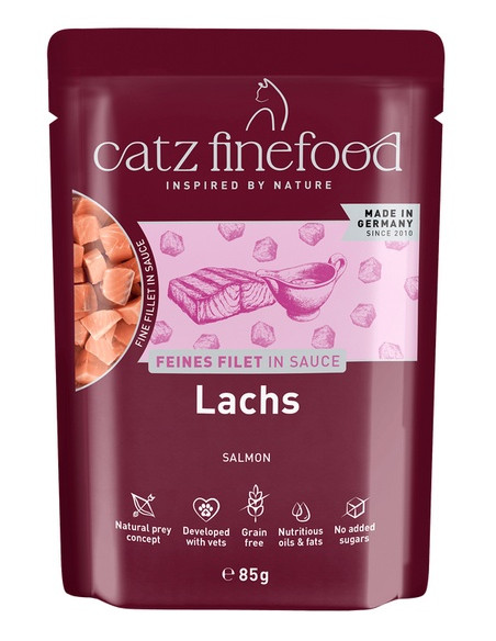 Catz Finefood Feines Filet In Sauce Łosoś 85g