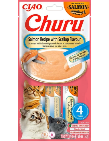 Inaba Ciao Cat Churu - Łosoś i przegrzebki...