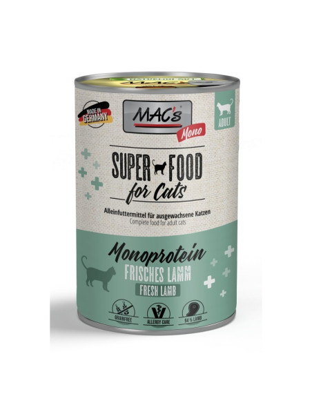 MAC's Cat Mono Monoprotein Jagnięcina 400g