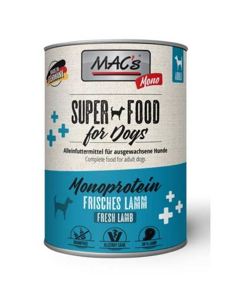 Mac's Dog Mono Monoprotein Jagnięcina 400g