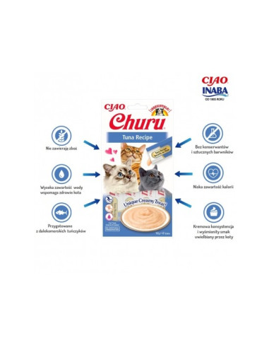 Inaba Ciao Churu dla kota - Tuńczyk 4x14g