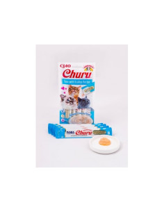 Inaba Ciao Churu dla kota - Tuńczyk i przegrzebki 4x14g 2