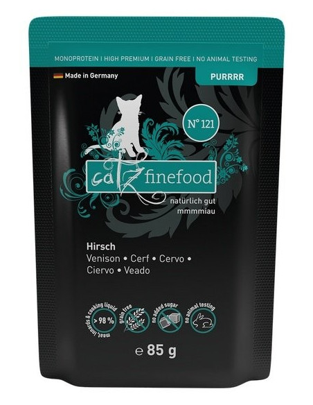 Catz Finefood Purrrr N.121 Jeleń 85g