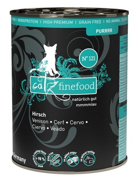 Catz Finefood Purrrr N.121 Jeleń 400g