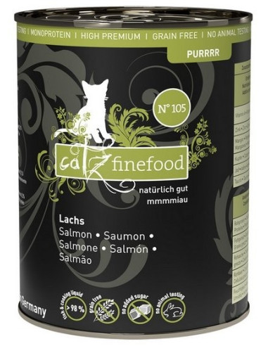 Catz Finefood Purrrr N.105 Łosoś 375g