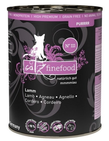 Catz Finefood Purrrr N.111 Jagnięcina 400g