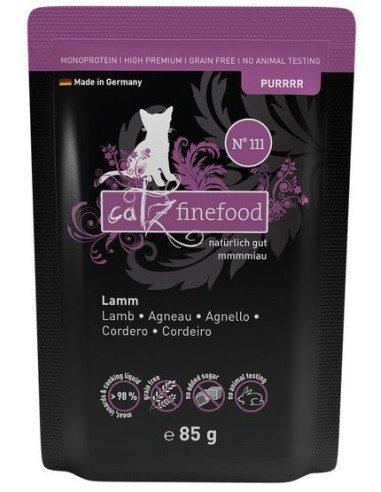 Catz Finefood Purrrr N.111 Jagnięcina 85g