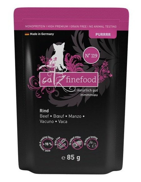 Catz Finefood Purrrr N.119 Wołowina 85g