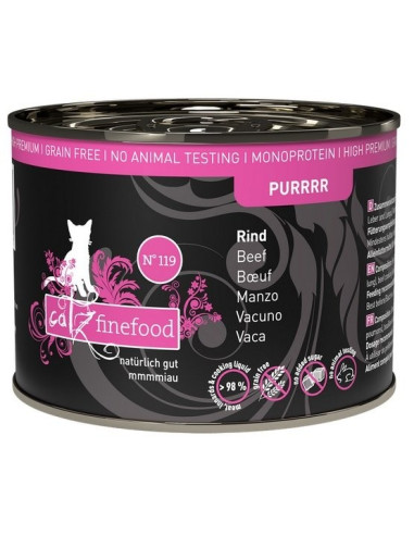 Catz Finefood Purrrr N.119 Wołowina 200g