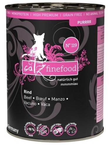 Catz Finefood Purrrr N.119 Wołowina 400g