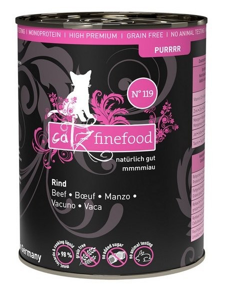 Catz Finefood Purrrr N.119 Wołowina 400g