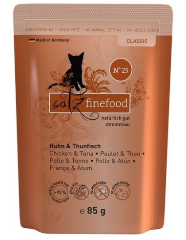 Catz Finefood Classic N.25 Kurczak i Tuńczyk 85g