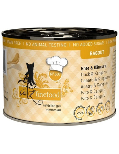 Catz Finefood Ragout N.607 Kaczka i Kangur 190g