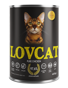 LOVCAT Pure Chicken - Kurczak 400g 2