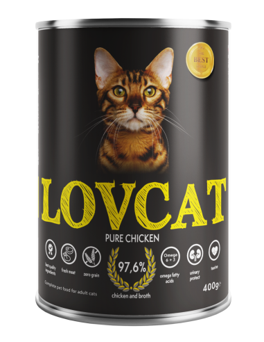 LOVCAT Pure Chicken - Kurczak 400g