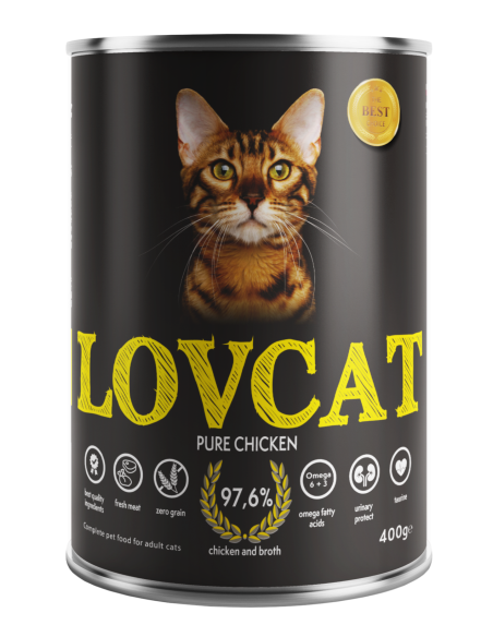 LOVCAT Pure Chicken - Kurczak 400g