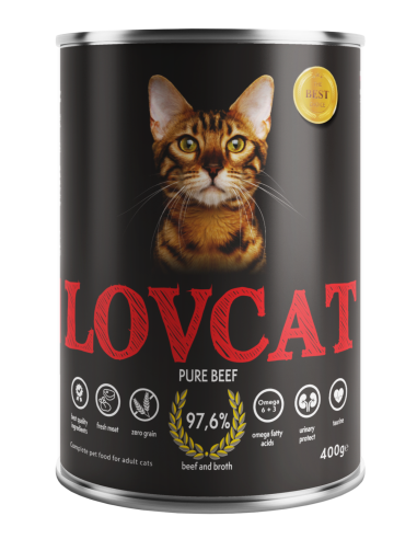 LOVCAT Pure Beef Wołowina 400g