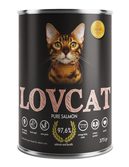 LOVCAT Pure Salmon - Łosoś 375g