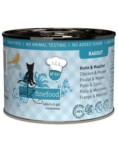 Catz Finefood Ragout N.613 Kurczak i Omułek 190g