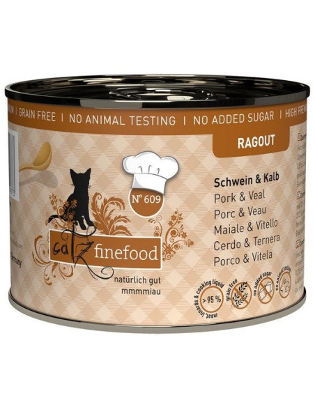 Catz Finefood Ragout N.609 Wieprzowina i Cielęcina 180g
