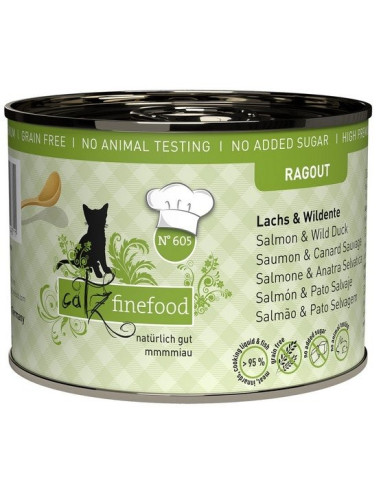 Catz Finefood Ragout N.605 Łosoś i Dzika Kaczka 190g